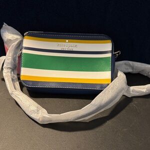 Kate Spade Multicolor Stripe Crossbody Bag